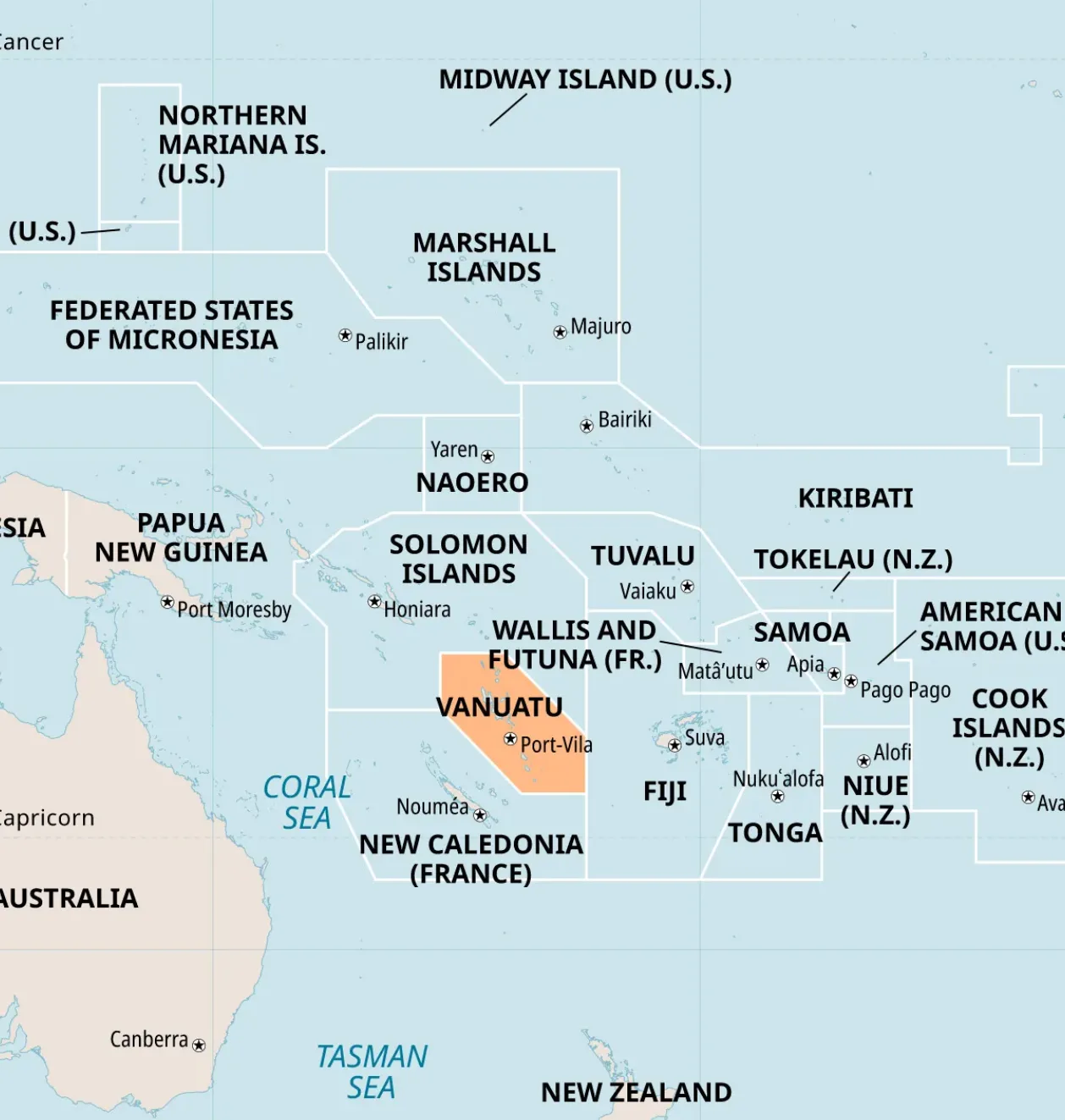 Ilustrasi negara vanuatu