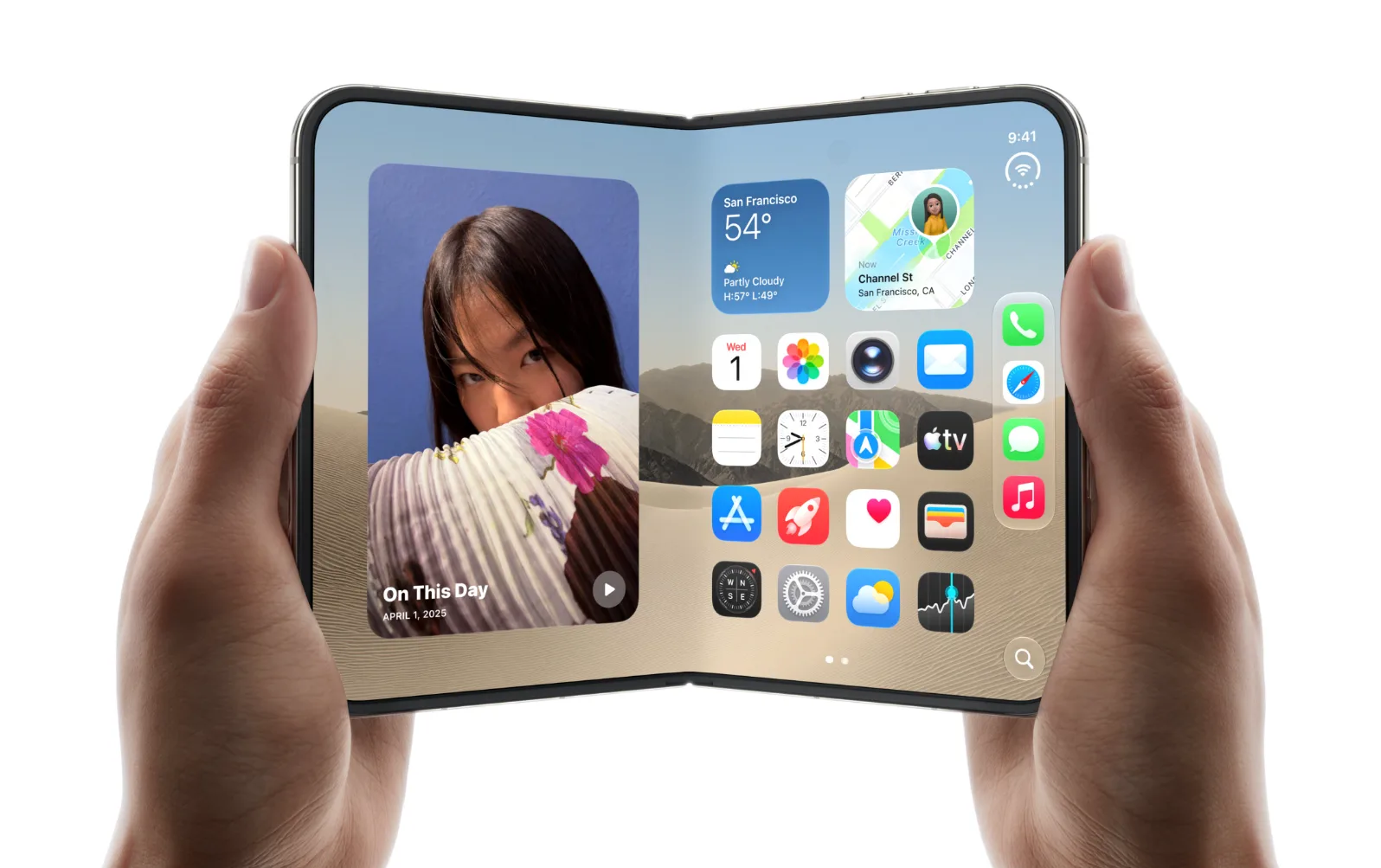 ilustrasi iphone duo