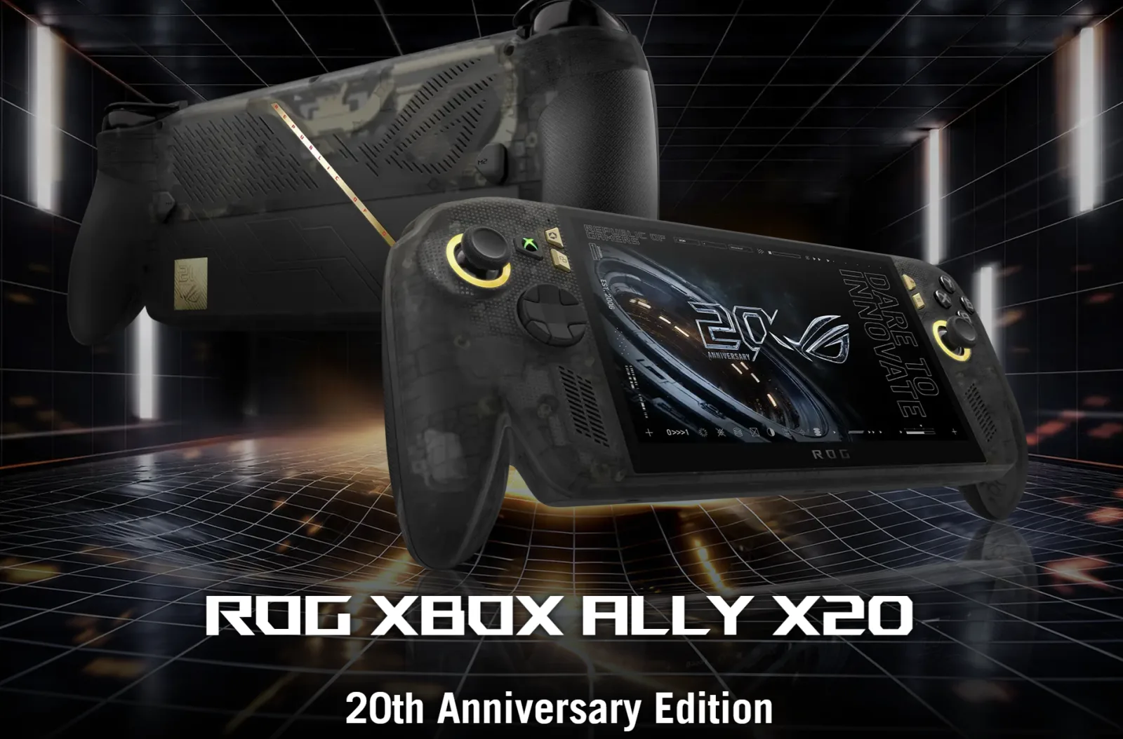 ROG Xbox Ally X20 Edisi 20 Tahun Usung Layar OLED 120Hz, Dibundel Kacamata AR 171 Inci