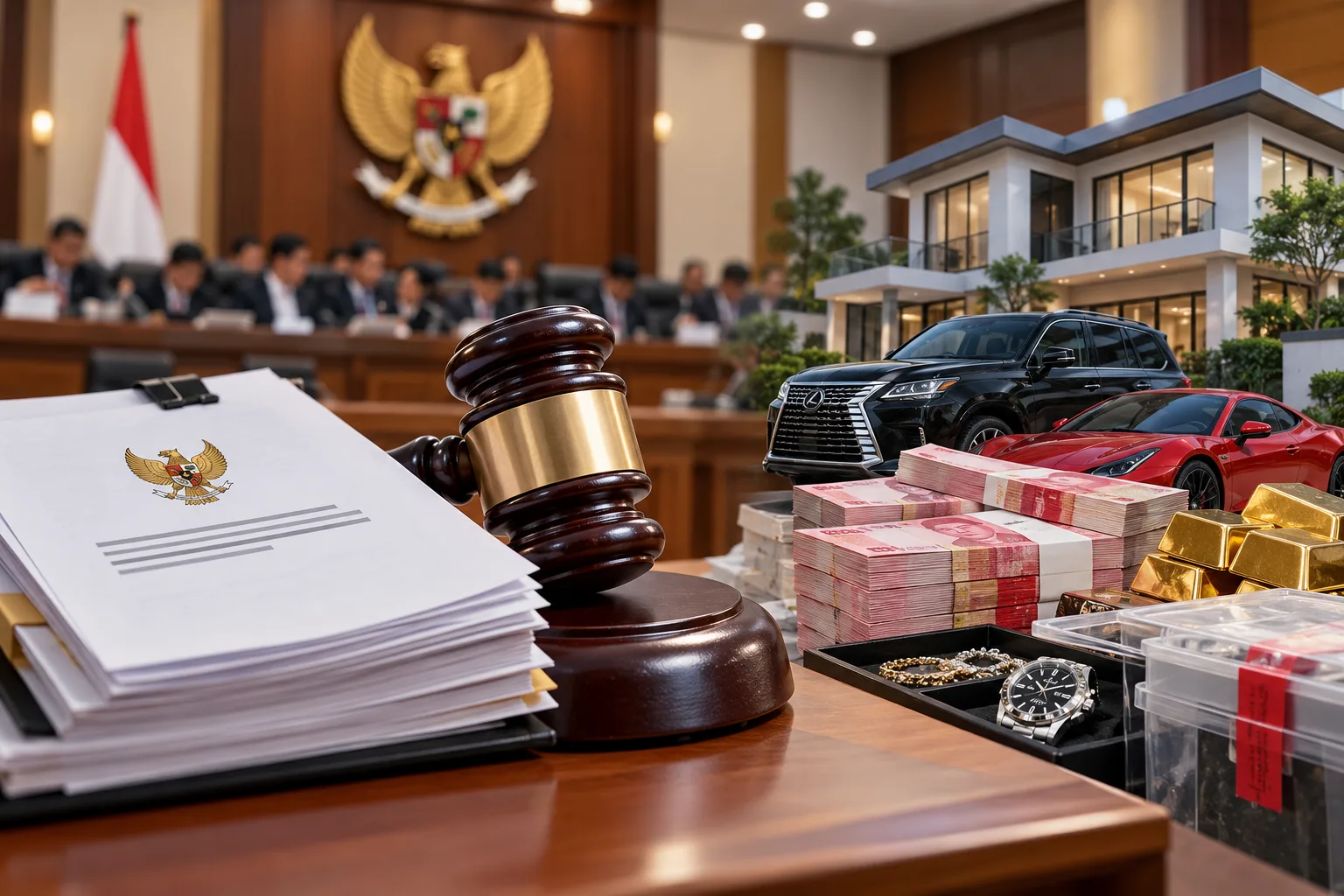 Ilustrasi percepatan ruu perampasan aset