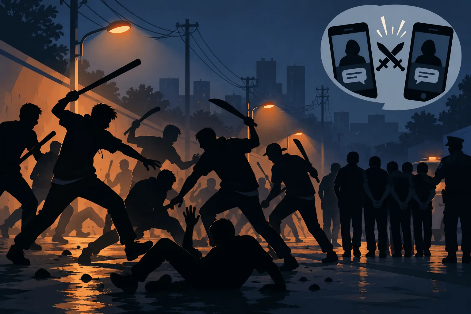 Ilustrasi Tawuran Maut Jakbar
