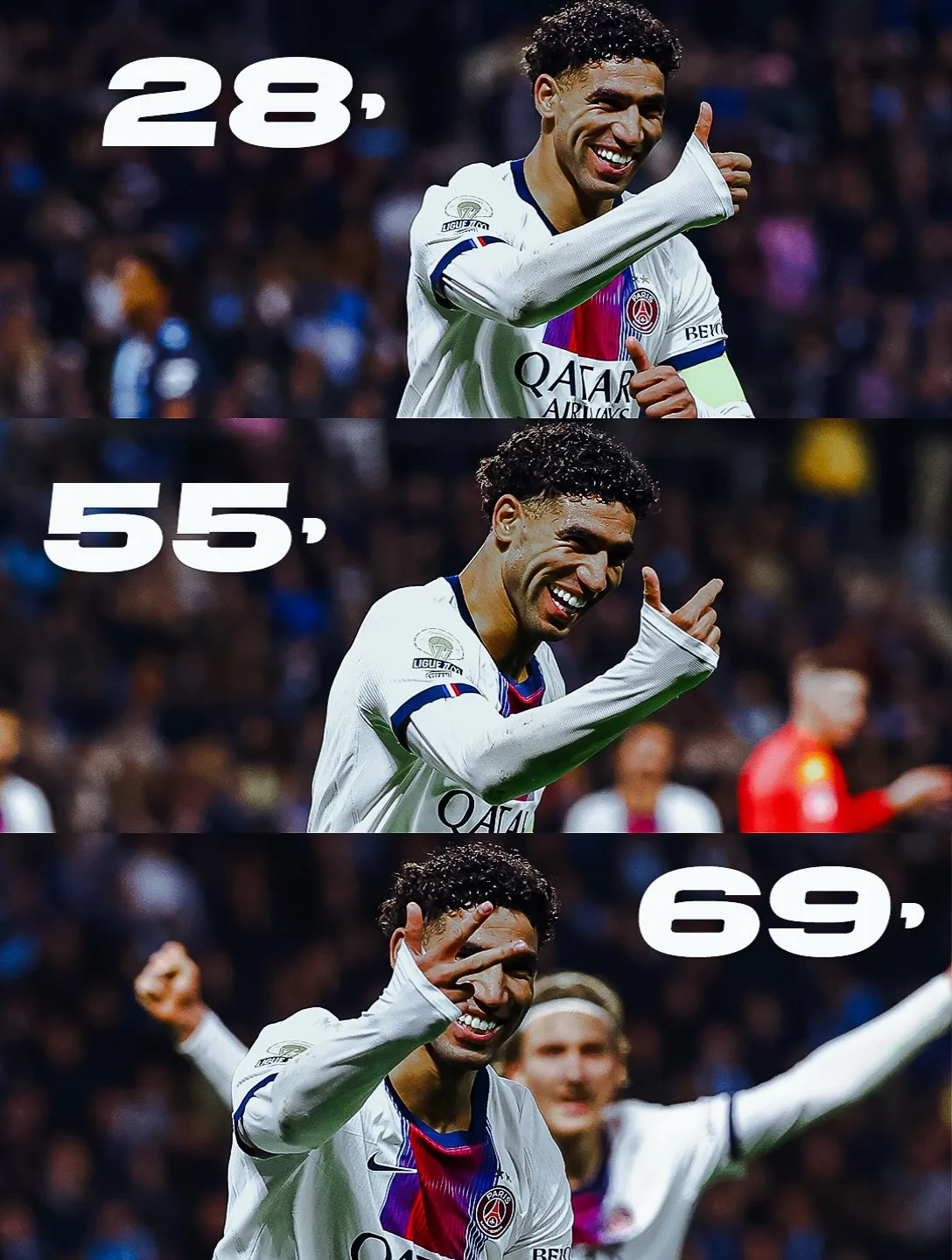 Ilustrasi Pemain PSG Hakimi